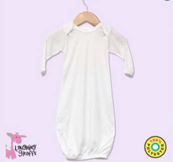 Infant  Gown White Polyester