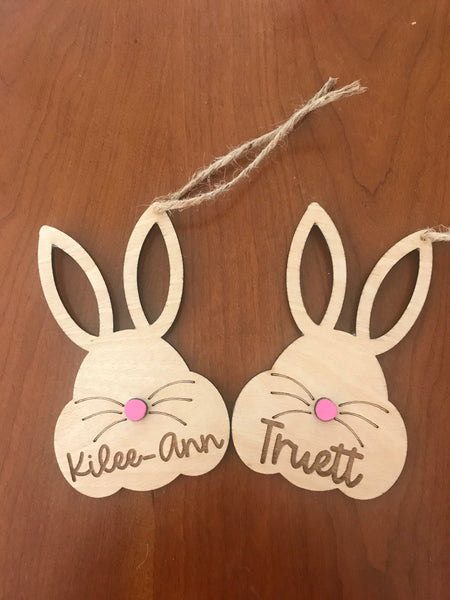 Easter basket tags Personalized