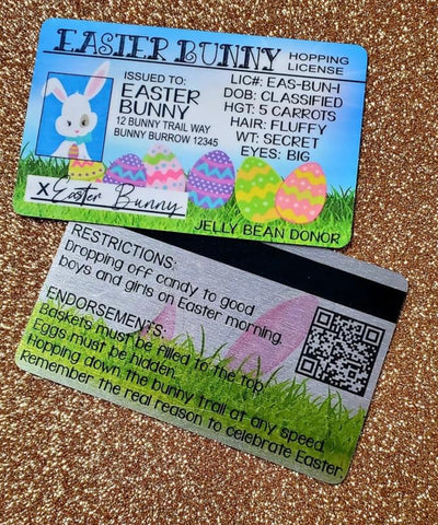Business cards - character cards Easter Christmas