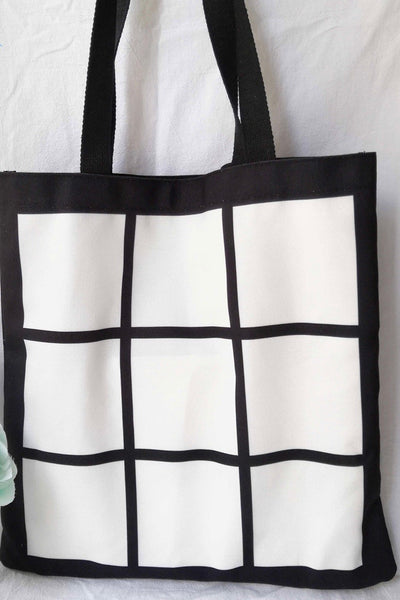 Photo linen tote bags