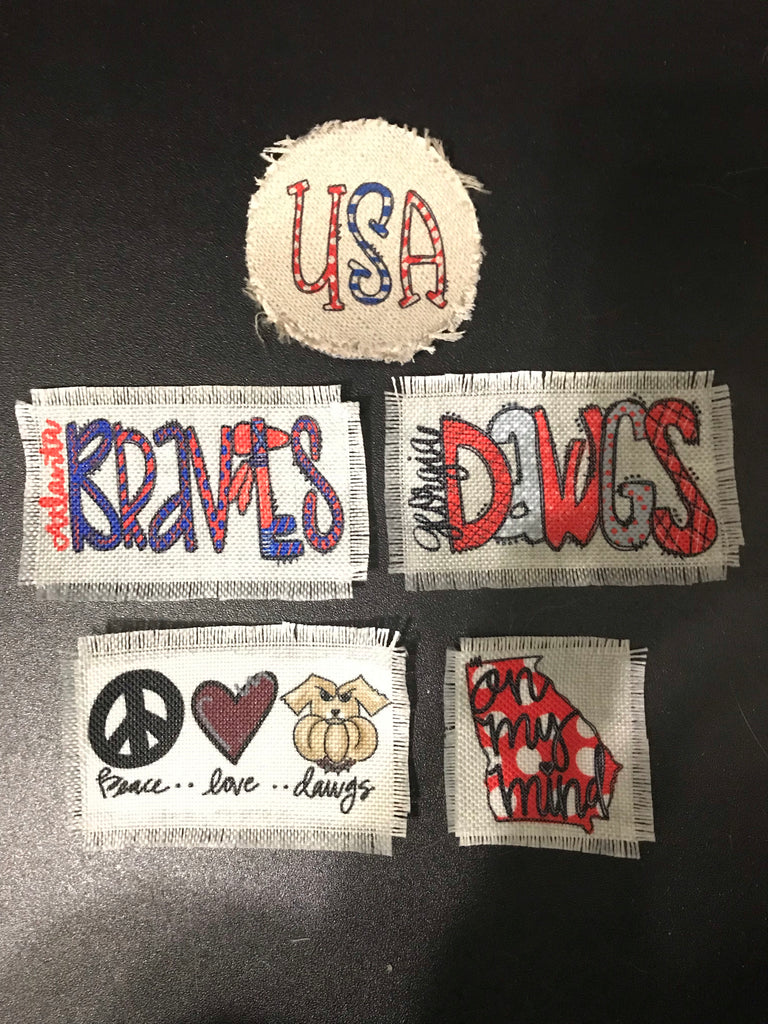 Sew-On Dye Sublimation Round Patches