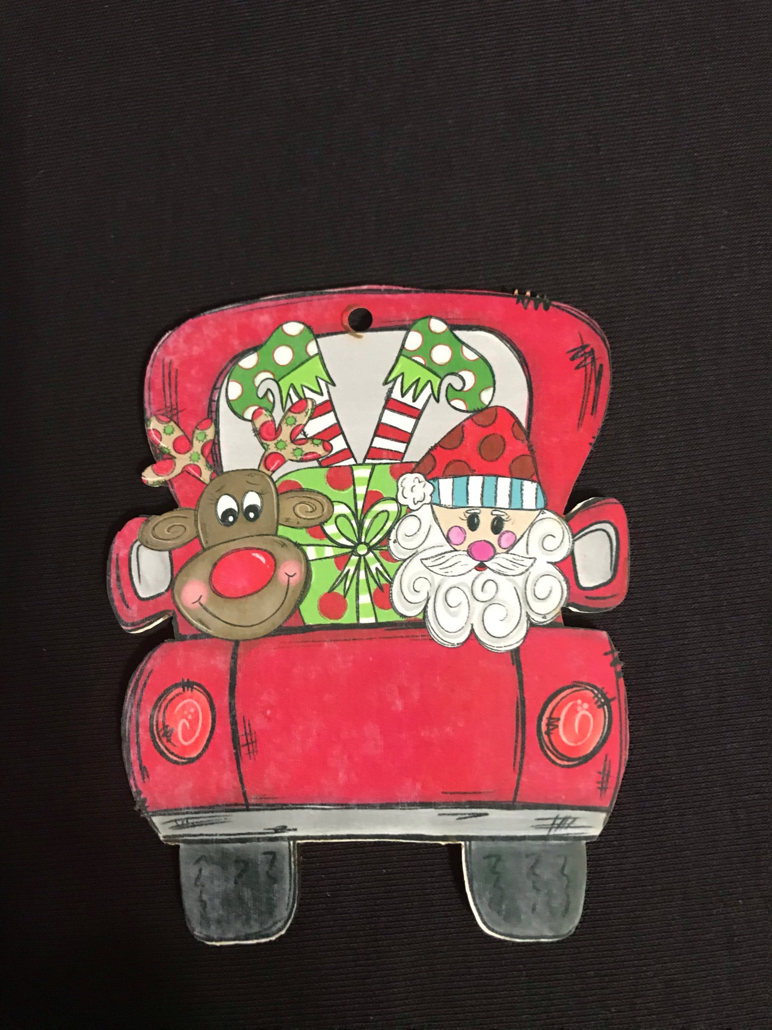Truck Alicia Ray Art Ornament